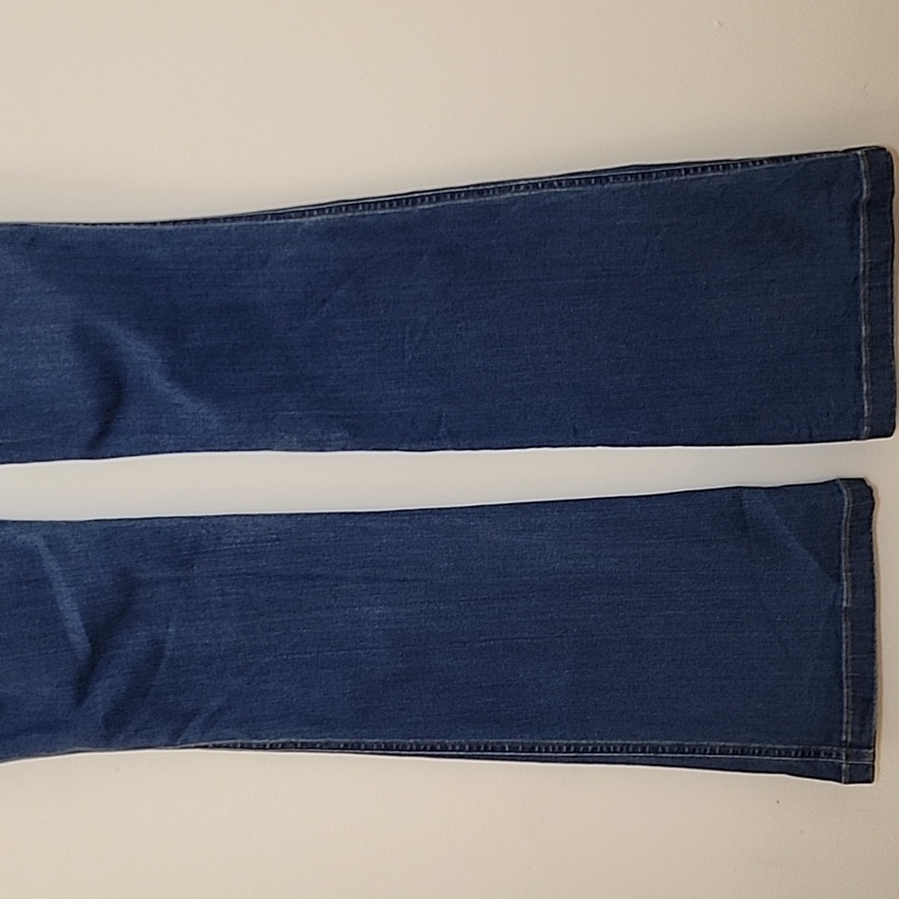 Spanx Flare Leg Pull-on Color Vintage Indigo Dinem Pants Size Large - Picture 11 of 13